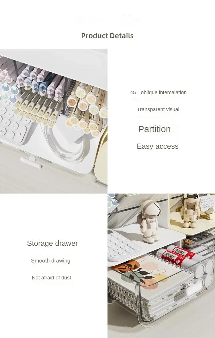 Slanted Pen & Stationery Holder