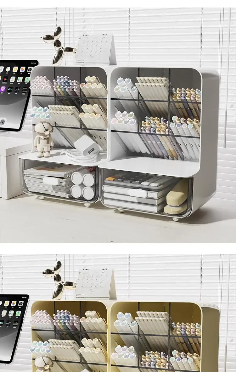 Slanted Pen & Stationery Holder