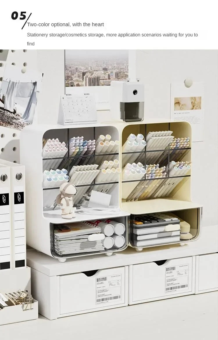 Slanted Pen & Stationery Holder