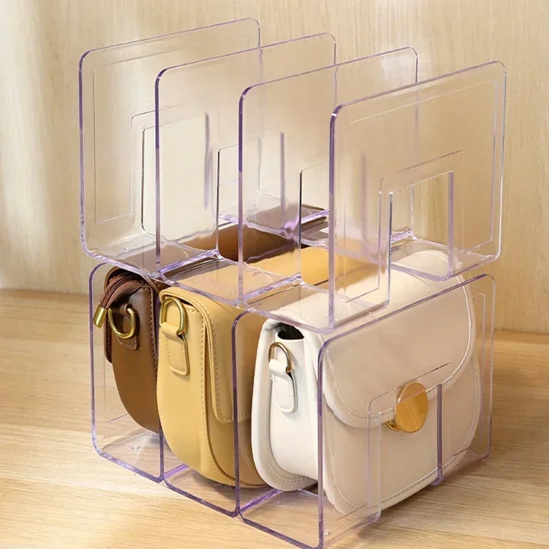 Acrylic Handbag Storage Rack