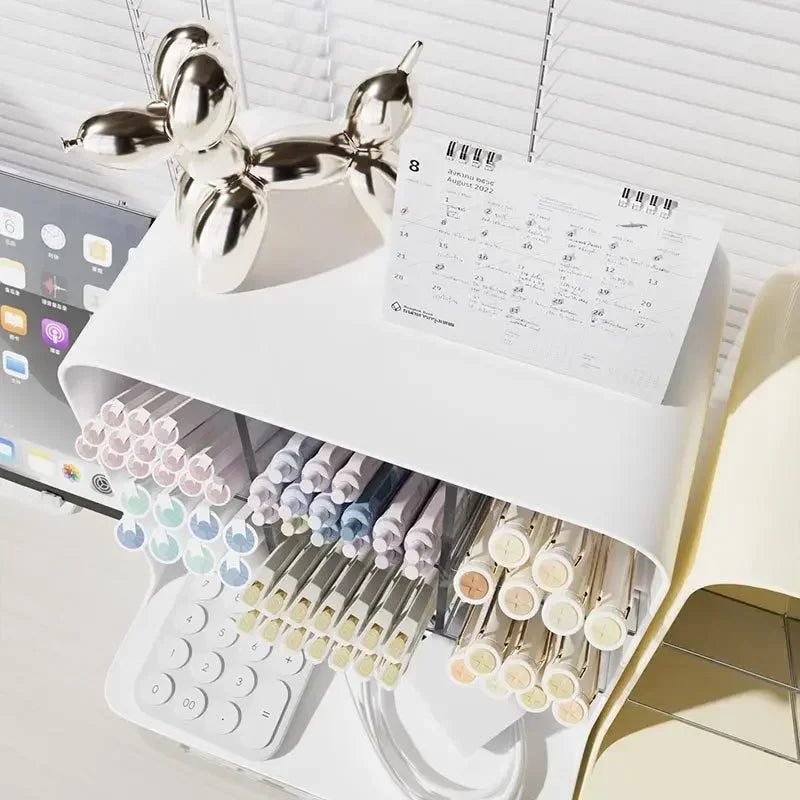 Slanted Pen & Stationery Holder