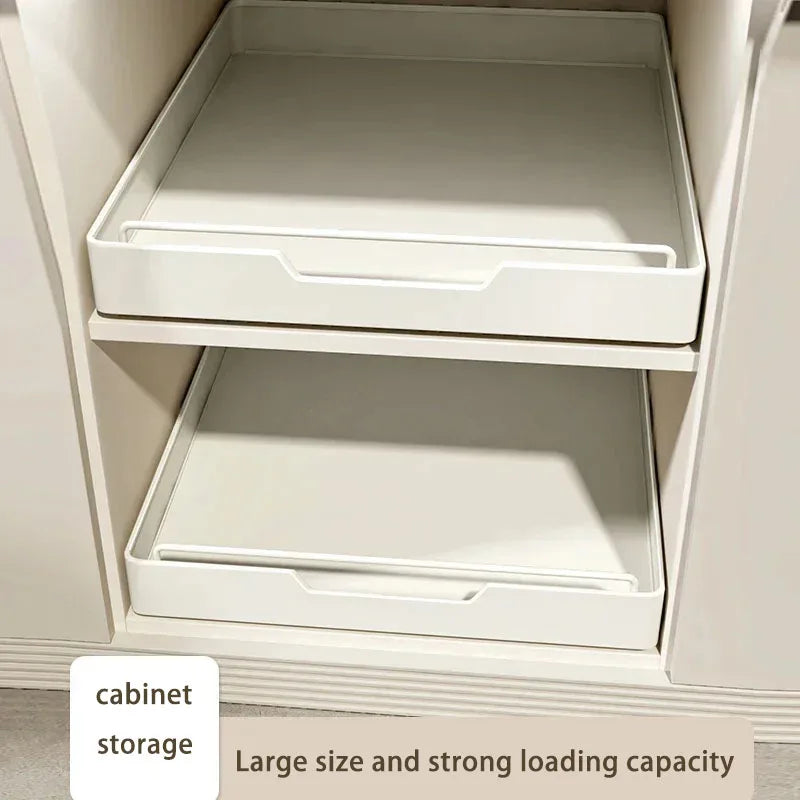 Pull-Out Kitchen Drawer Storage Rack