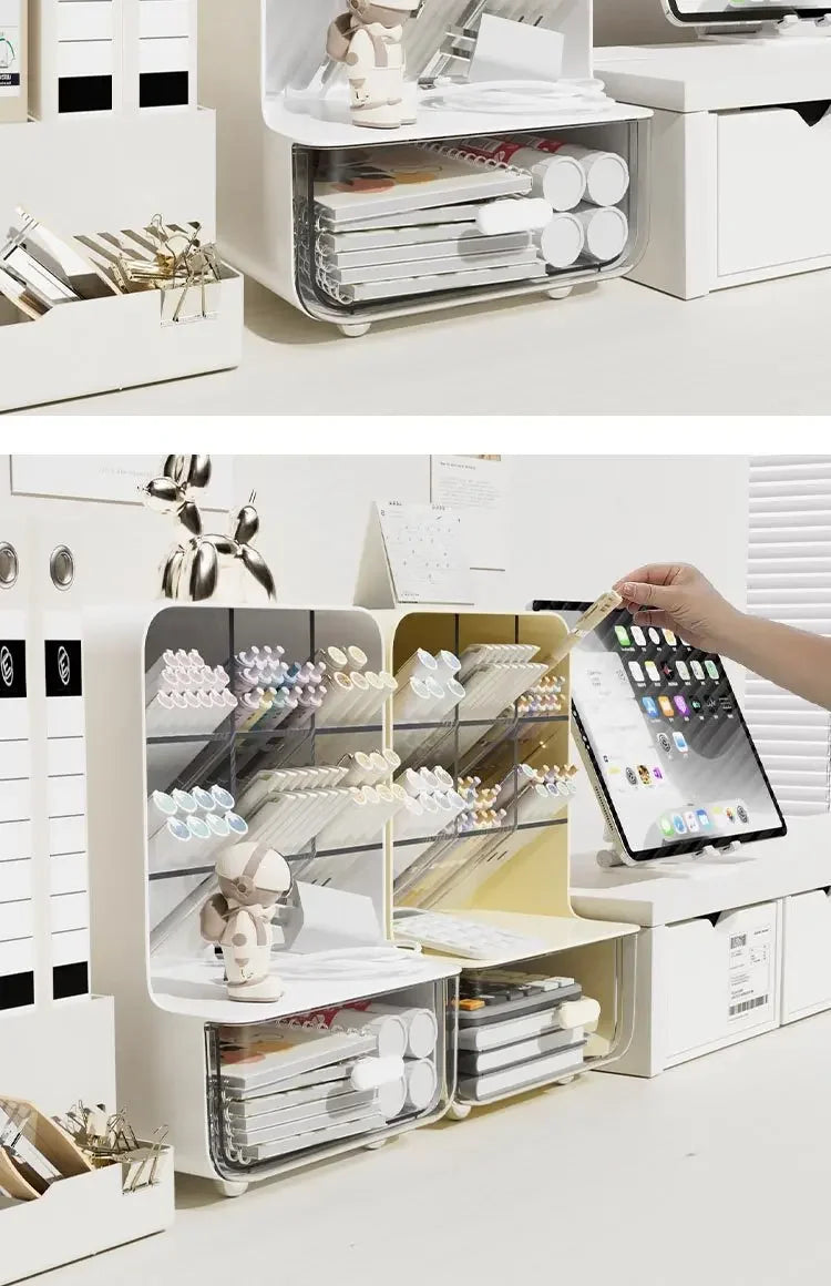 Slanted Pen & Stationery Holder