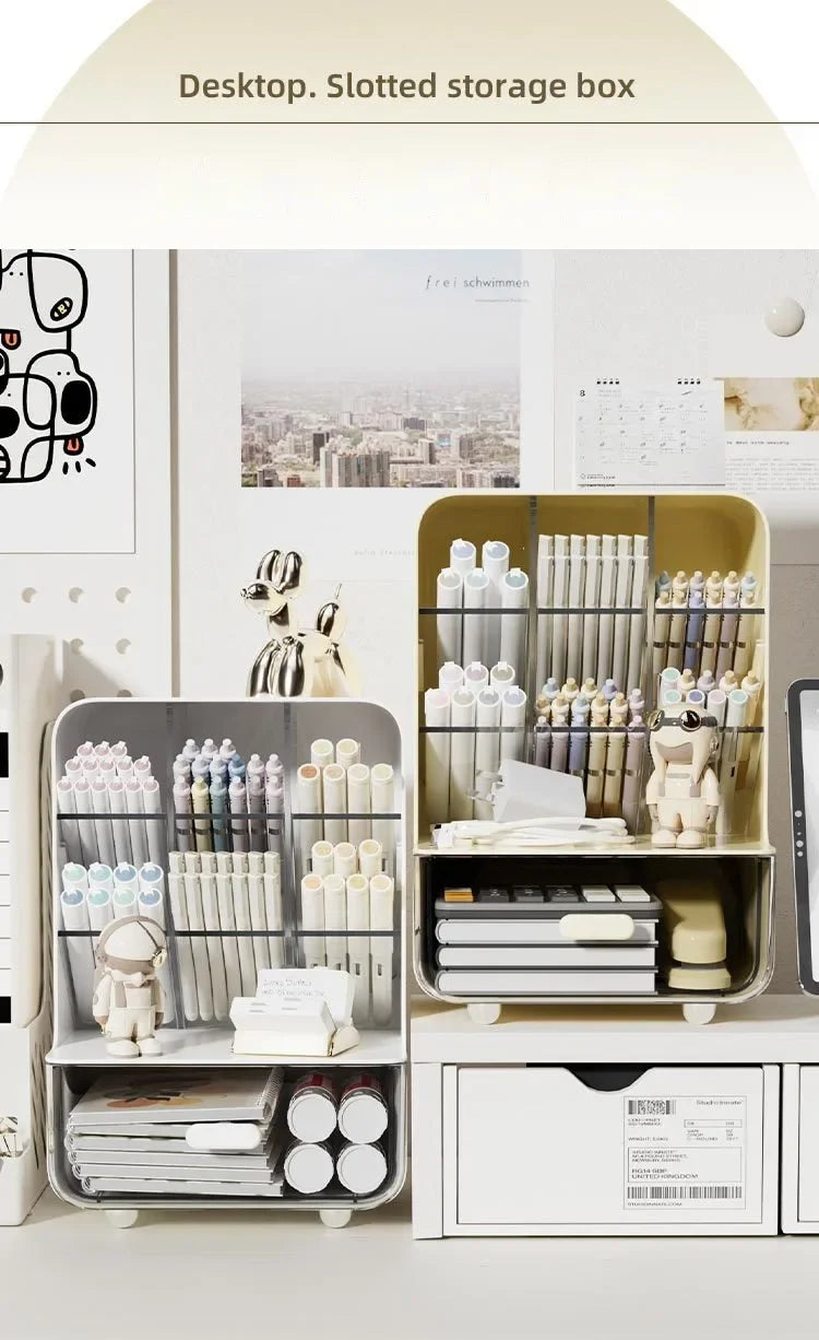 Slanted Pen & Stationery Holder