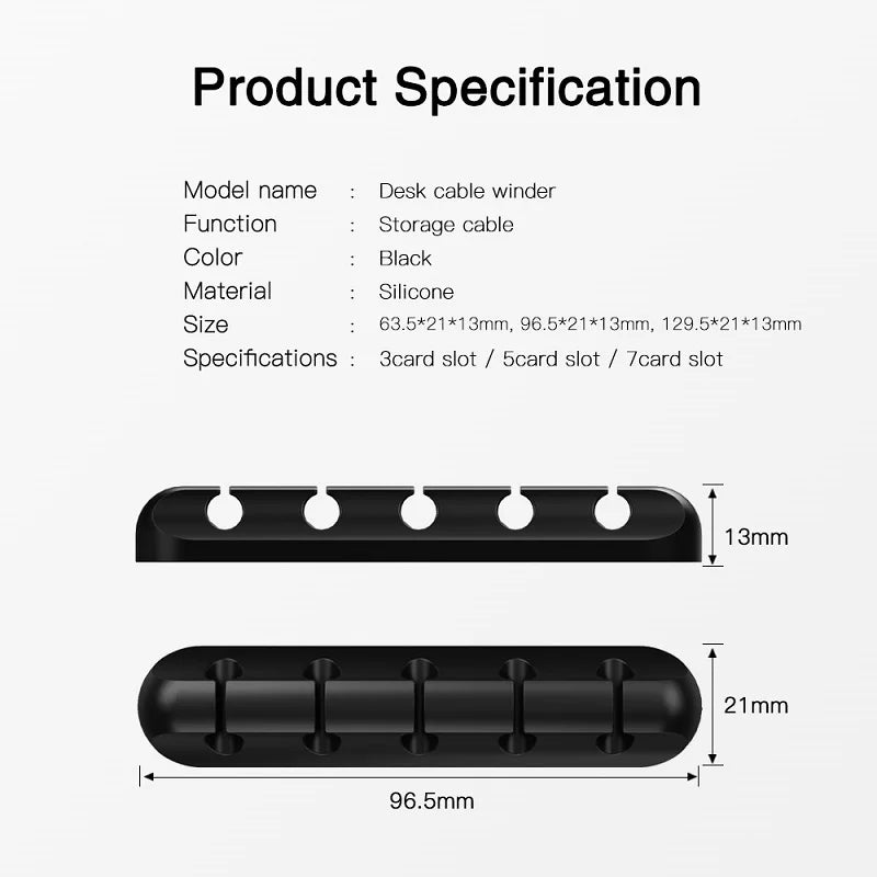 Silicone Cable Organizer