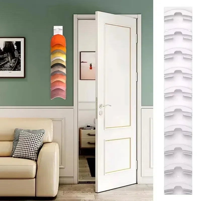 Wall-Mounted Cap & Hat Rack