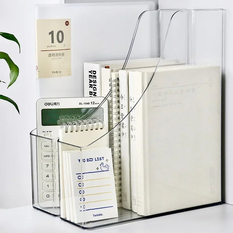 Plastic Desk Magazine Organiser