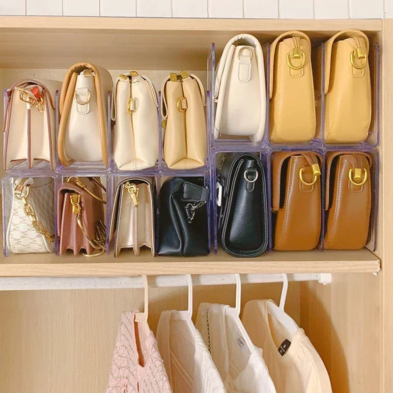 Acrylic Handbag Storage Rack