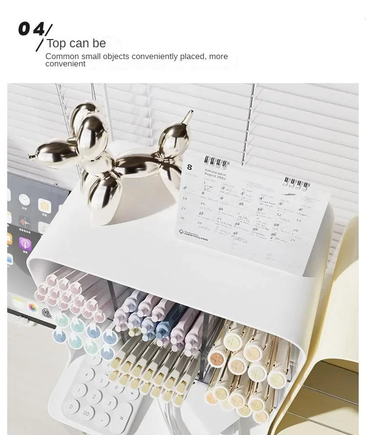 Slanted Pen & Stationery Holder