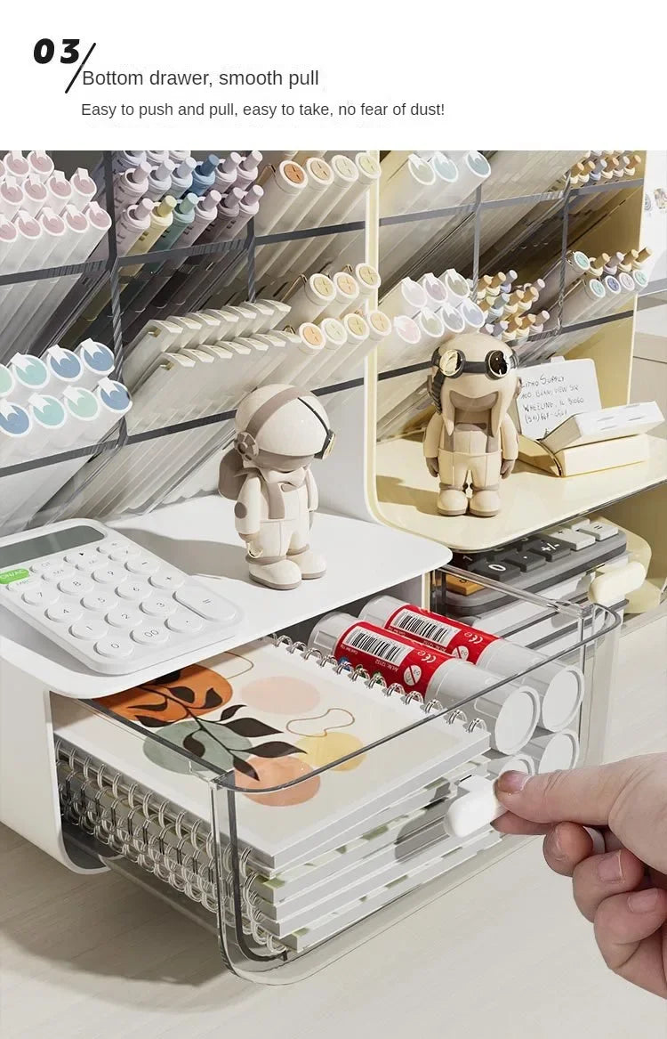 Slanted Pen & Stationery Holder