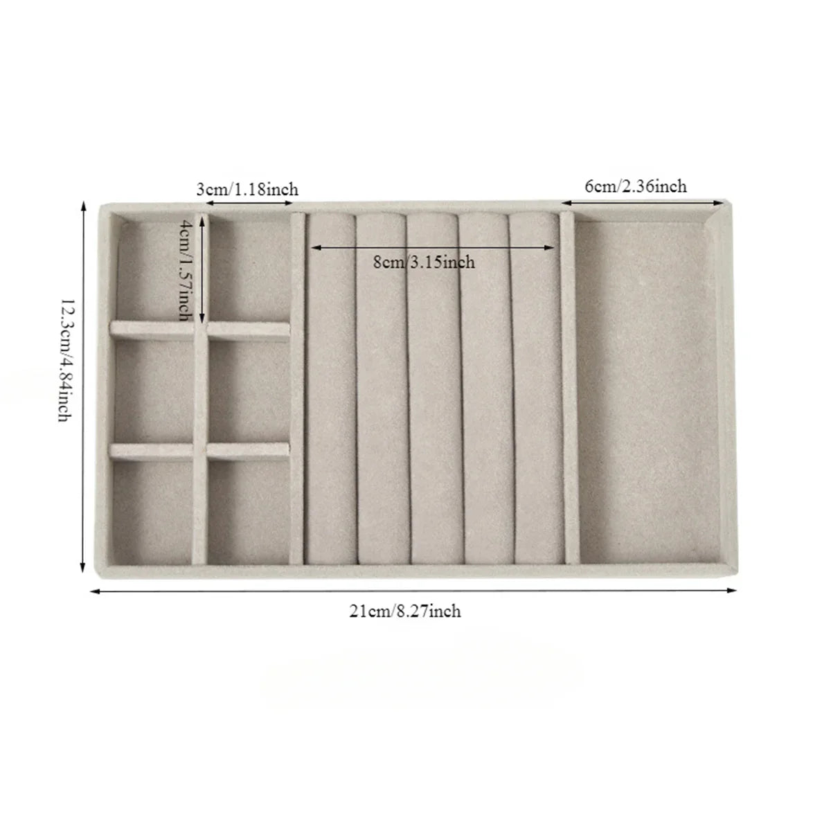 Velvet Jewellery Display Tray