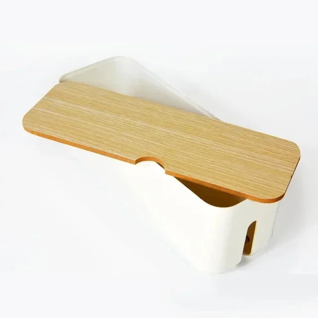 Wooden Cable Storage Box
