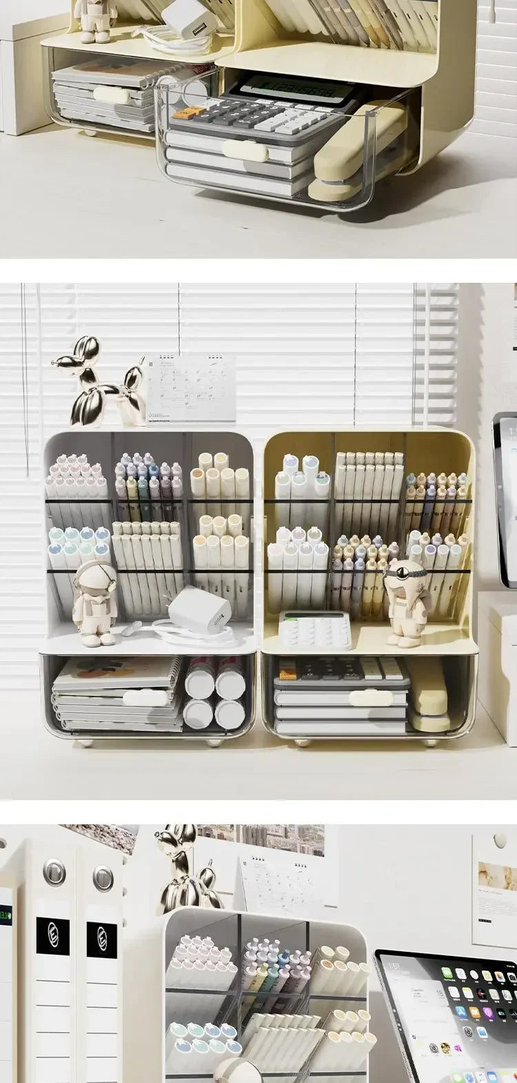 Slanted Pen & Stationery Holder