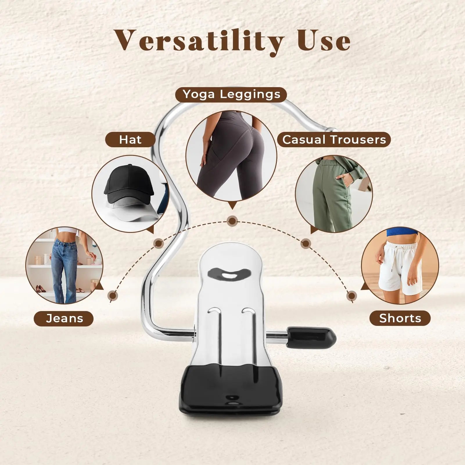 Stainless Steel Clothespins with Hooks