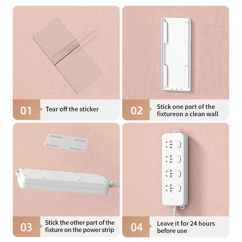 Self-Adhesive Socket Fixer & Cable Organiser